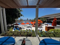 View out to ocean from Ocean View pool