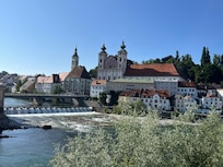 Zusammenfluss der Flüsse Steyr und Enns