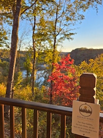 View from deck of cabin