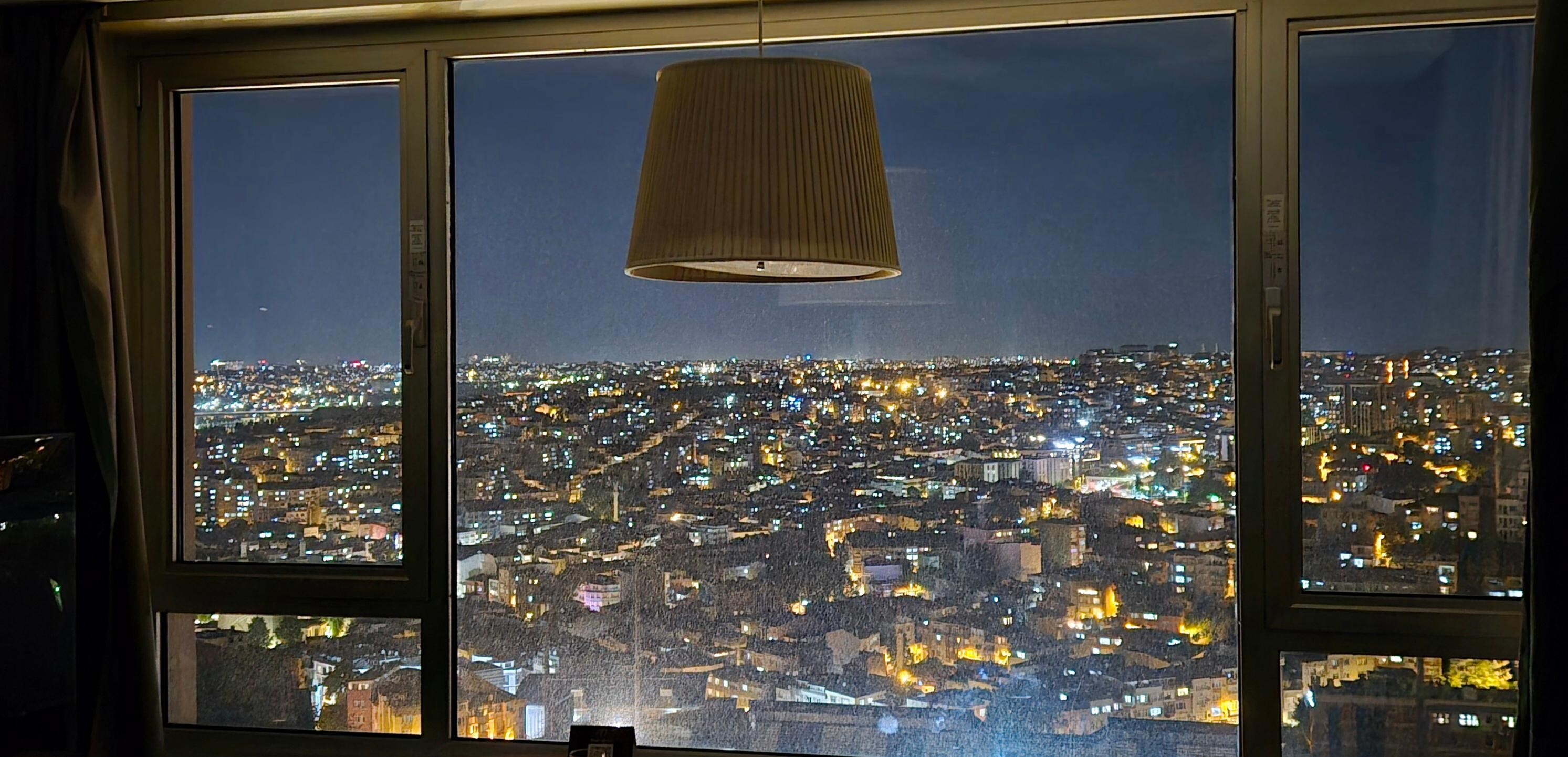 View at night