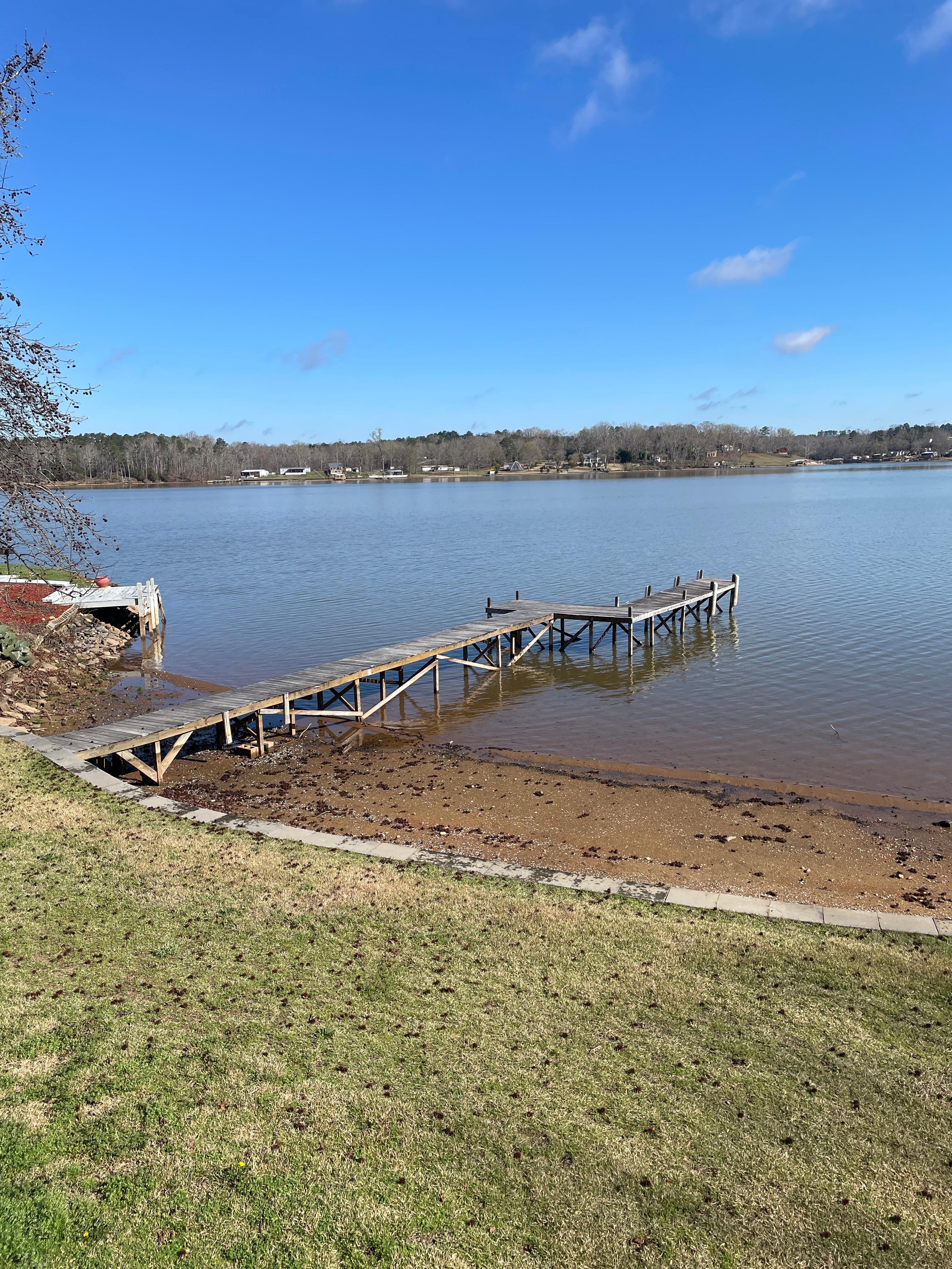 View from deck at back of the house. Gorgeous at night with all the lights. 