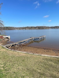View from deck at back of the house. Gorgeous at night with all the lights.