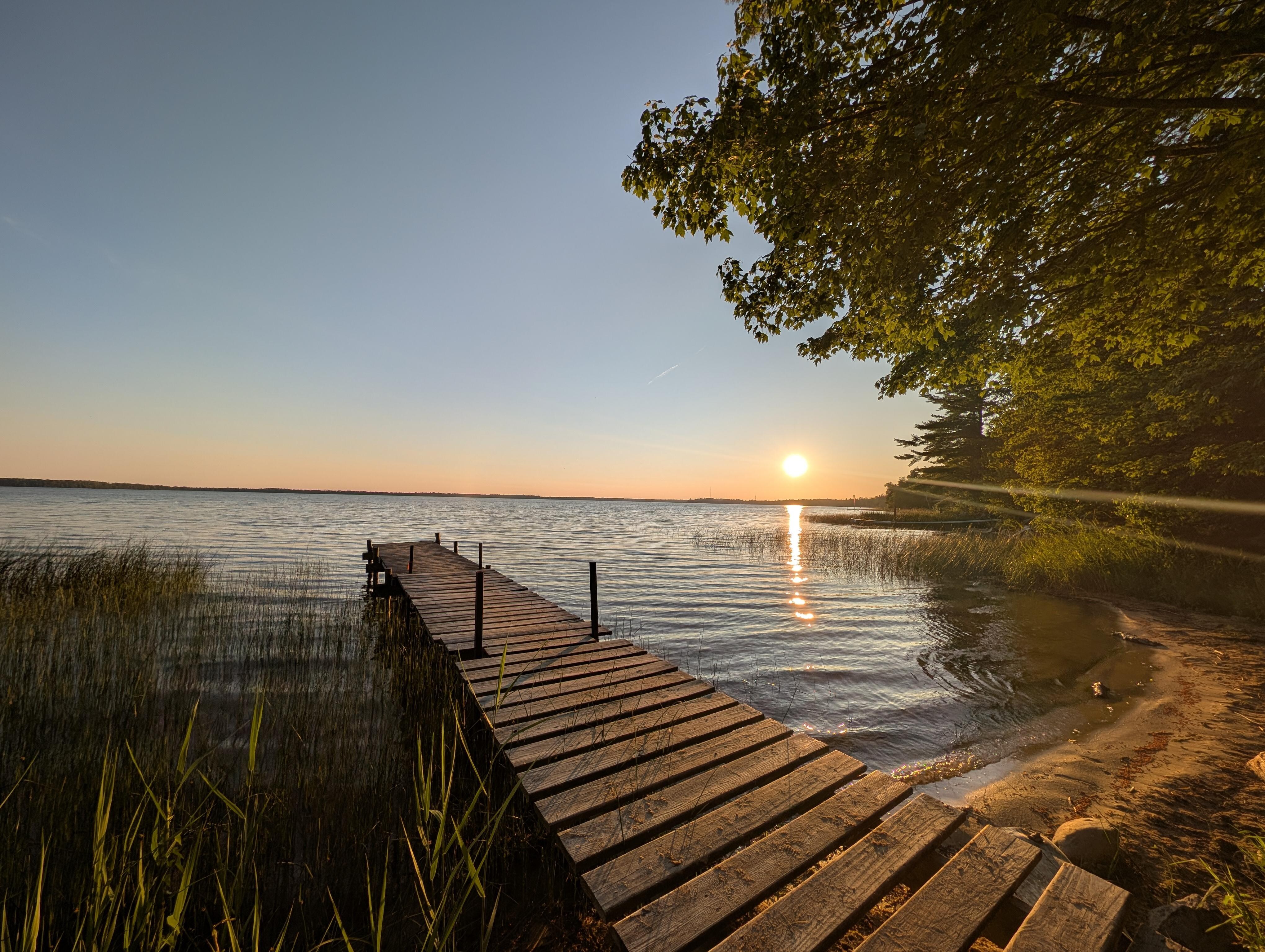 Lake and dock 