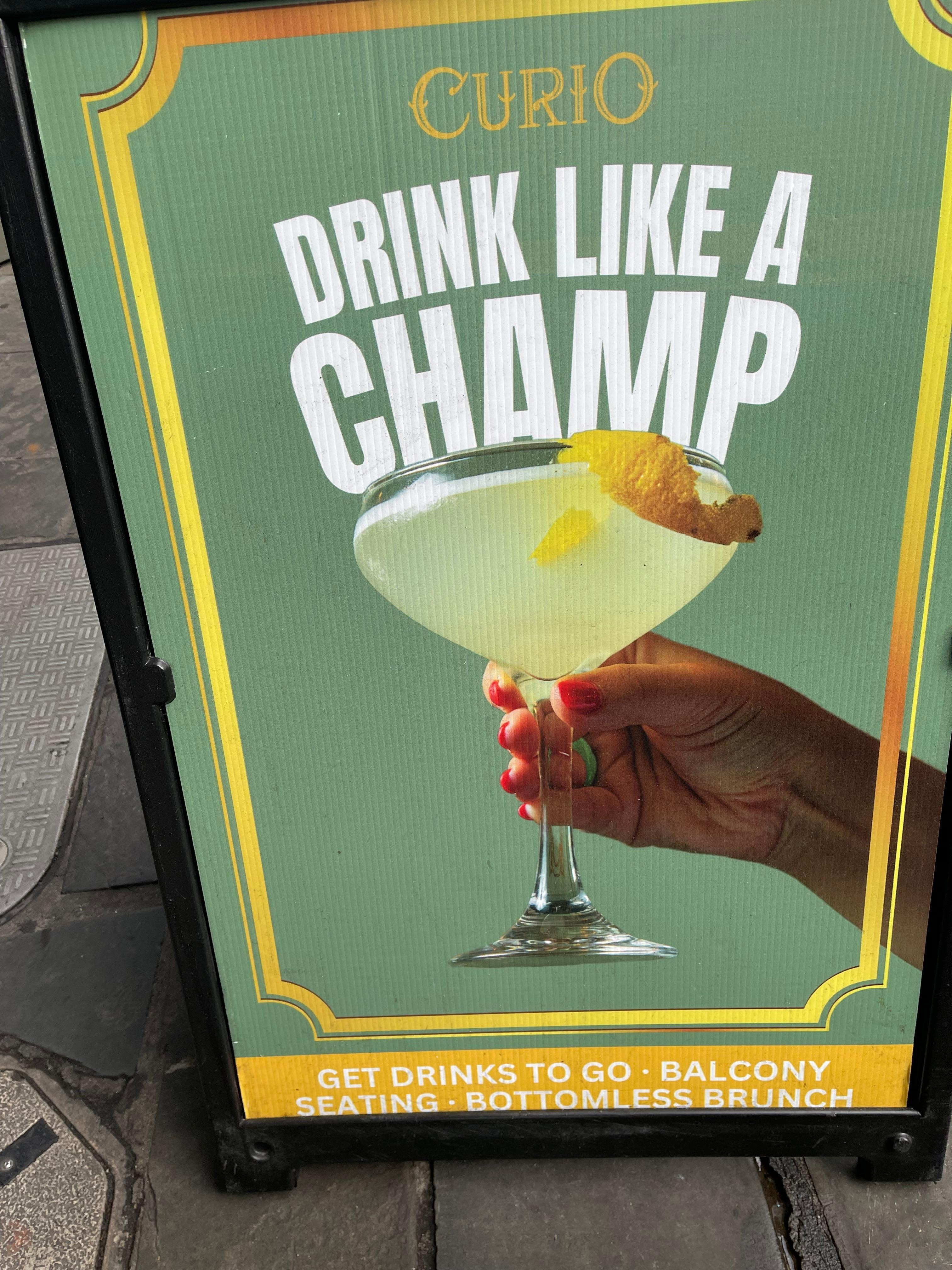 Add for one of the great restraunts 