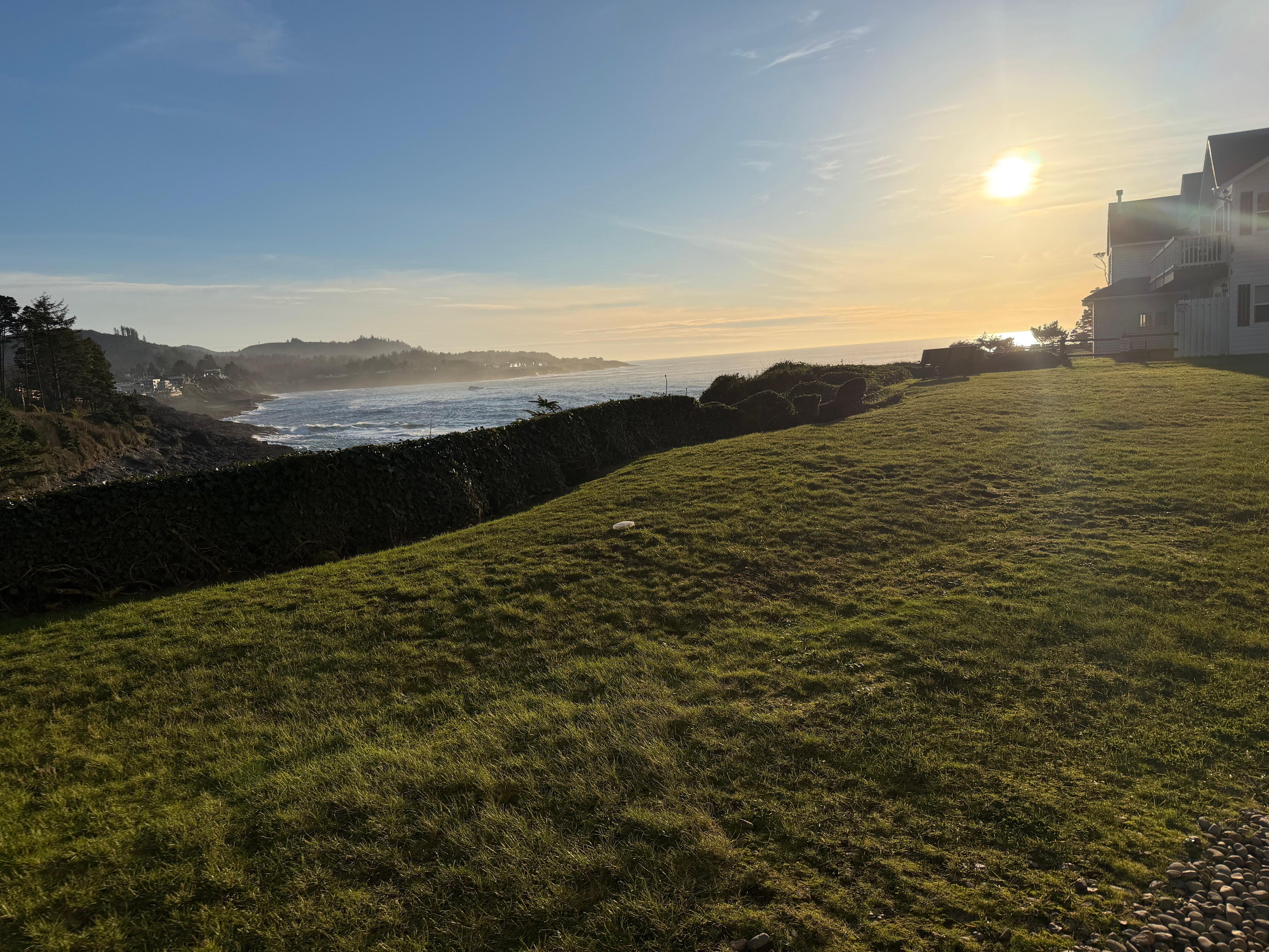 View from downstairs living room 