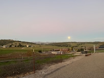 Sunset with all the surrounding cows!