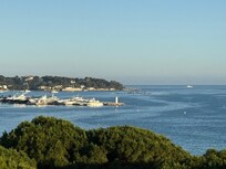 View from the balcony toward Cap D 'Antibes
