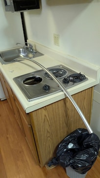 The shower rod