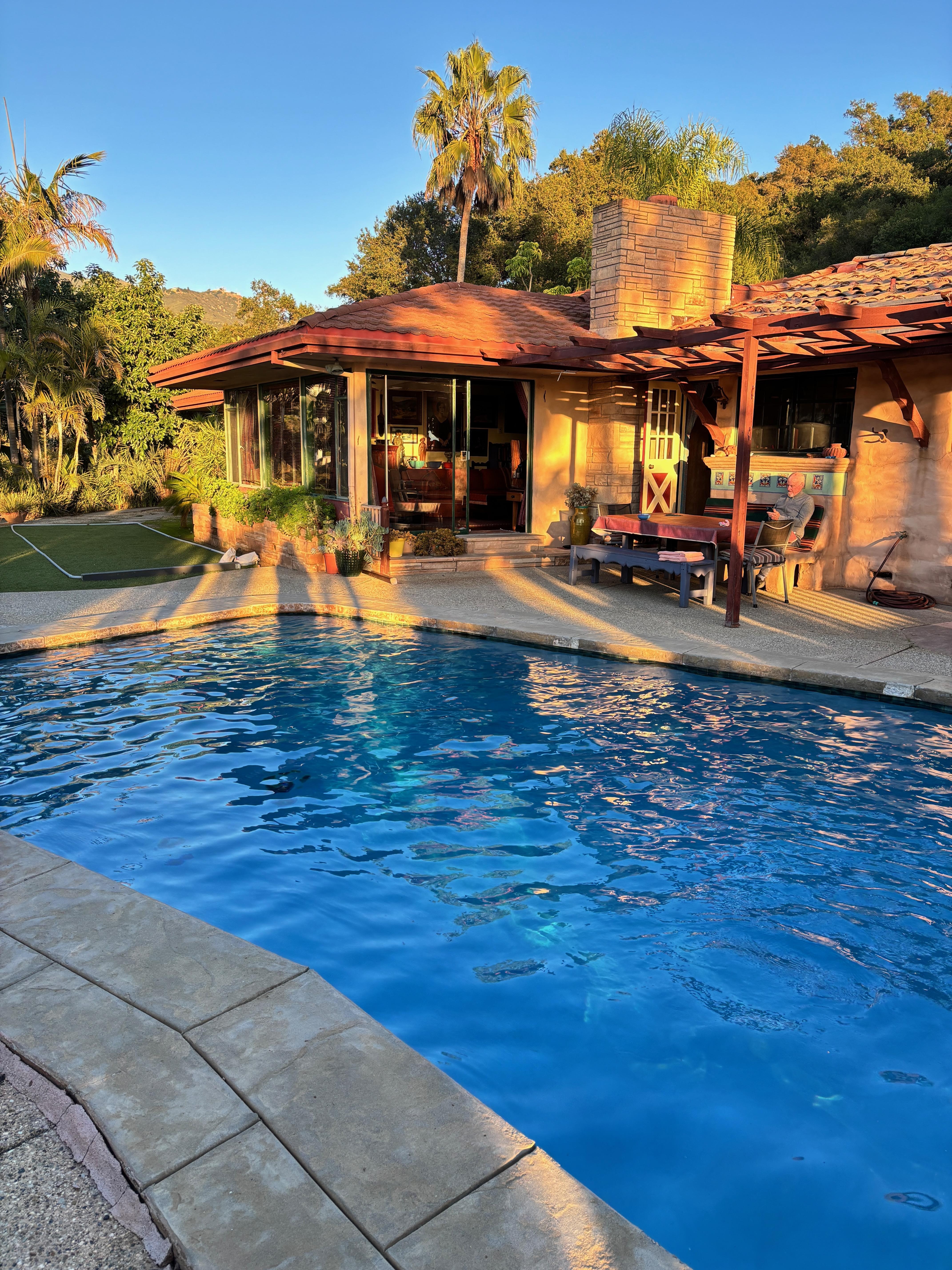 Pool and back of house