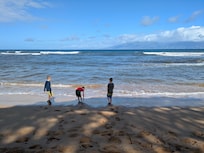 Kids loved the waves
