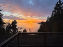 Sunrise view from the deck