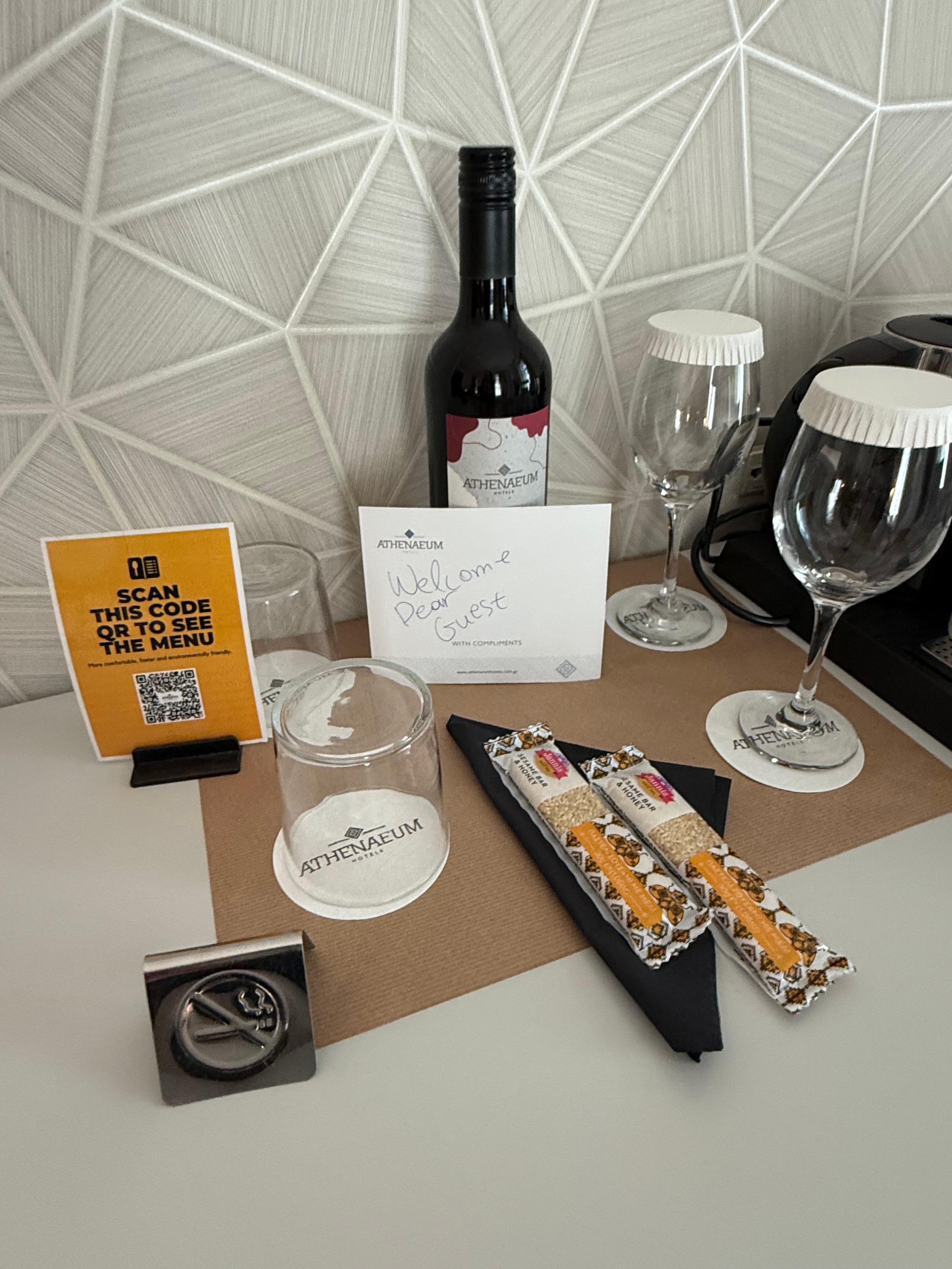 Welcome note and gift