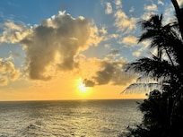 Kauai / Poipu sunset from the lanai.