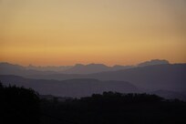 Blick in die Alpen