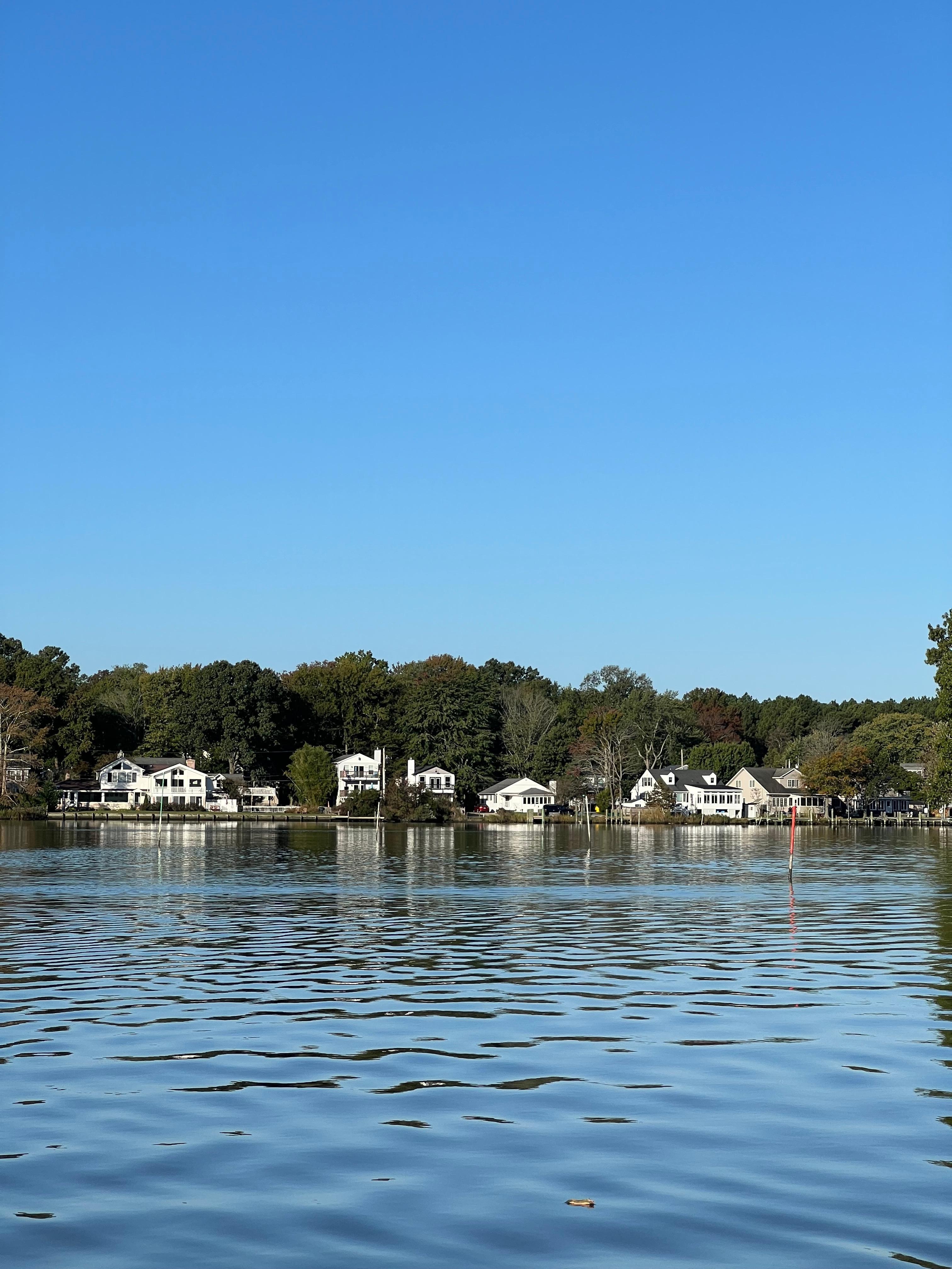  View of house while kayaking