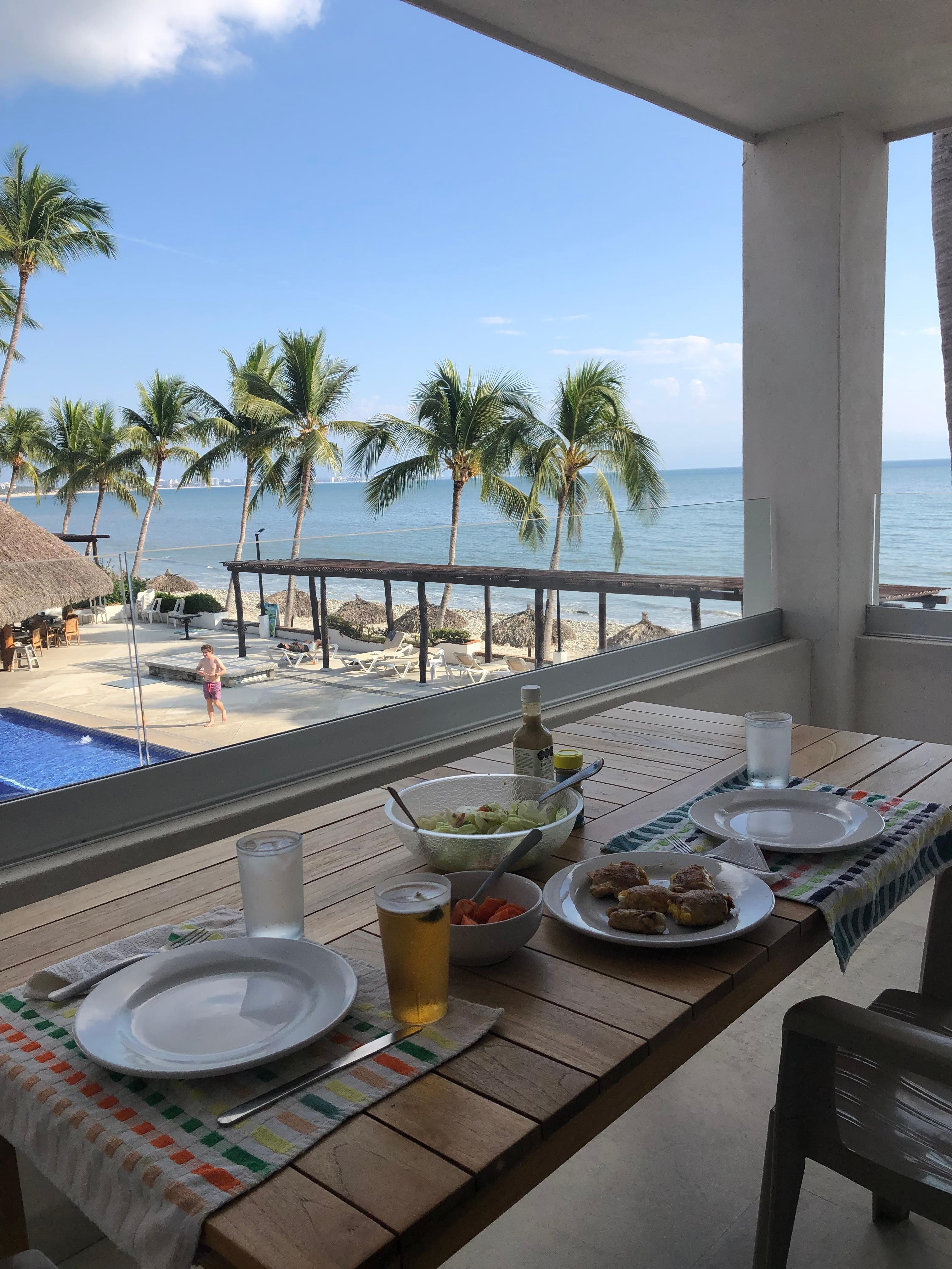 Nothing like a “home cooked “ meal prepared in our fully equipped kitchen 