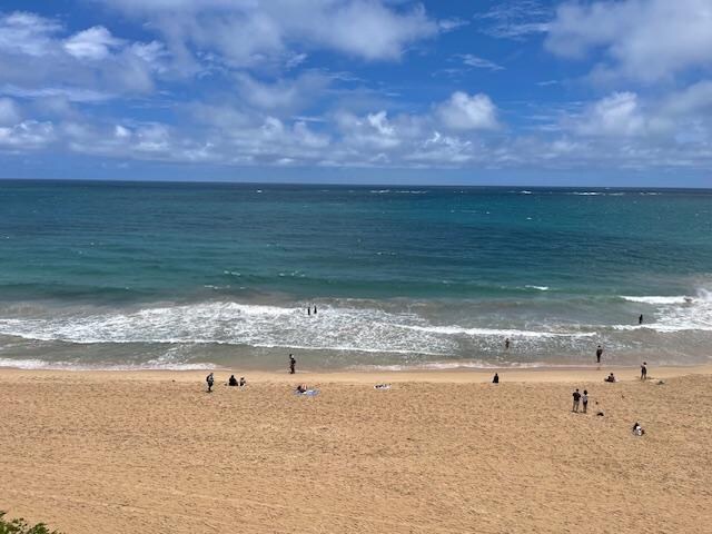 From the balcony