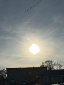 Sunset in back yard