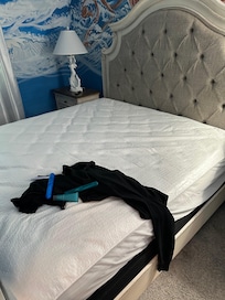 We stripped the beds and washed all sheets in each room as we didn’t feel anything there was clean