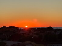 Linke Seite Abends Blick zum Meer