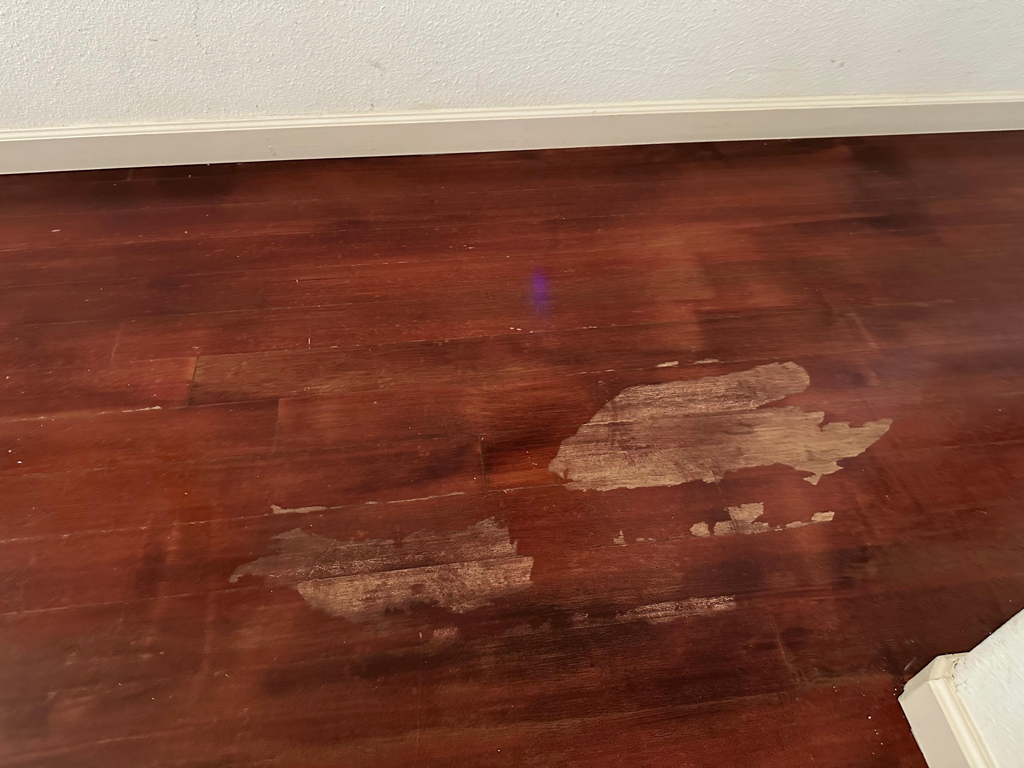Typical of the flooring 