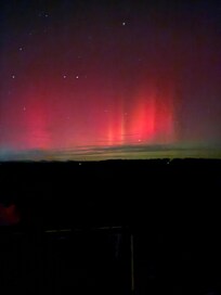 Northern lights from the deck.