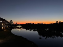 Beautiful sunset from the balcony