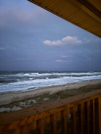 View from balcony.