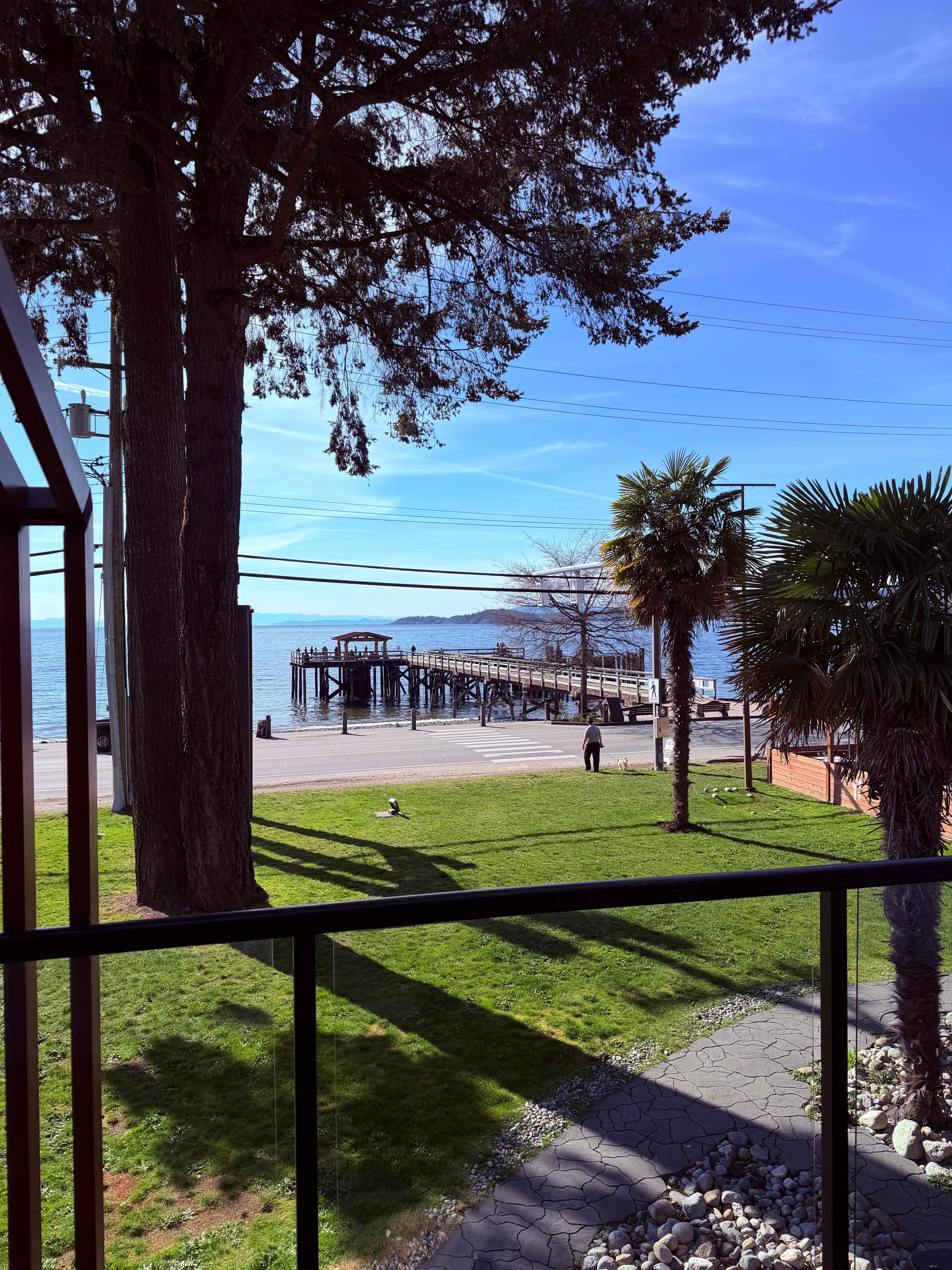 View from the balcony 