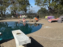 Some of us enjoying the hot tub.