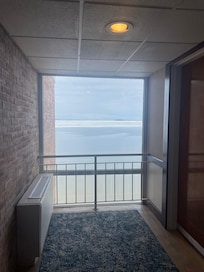 View from the hallway outside of our room