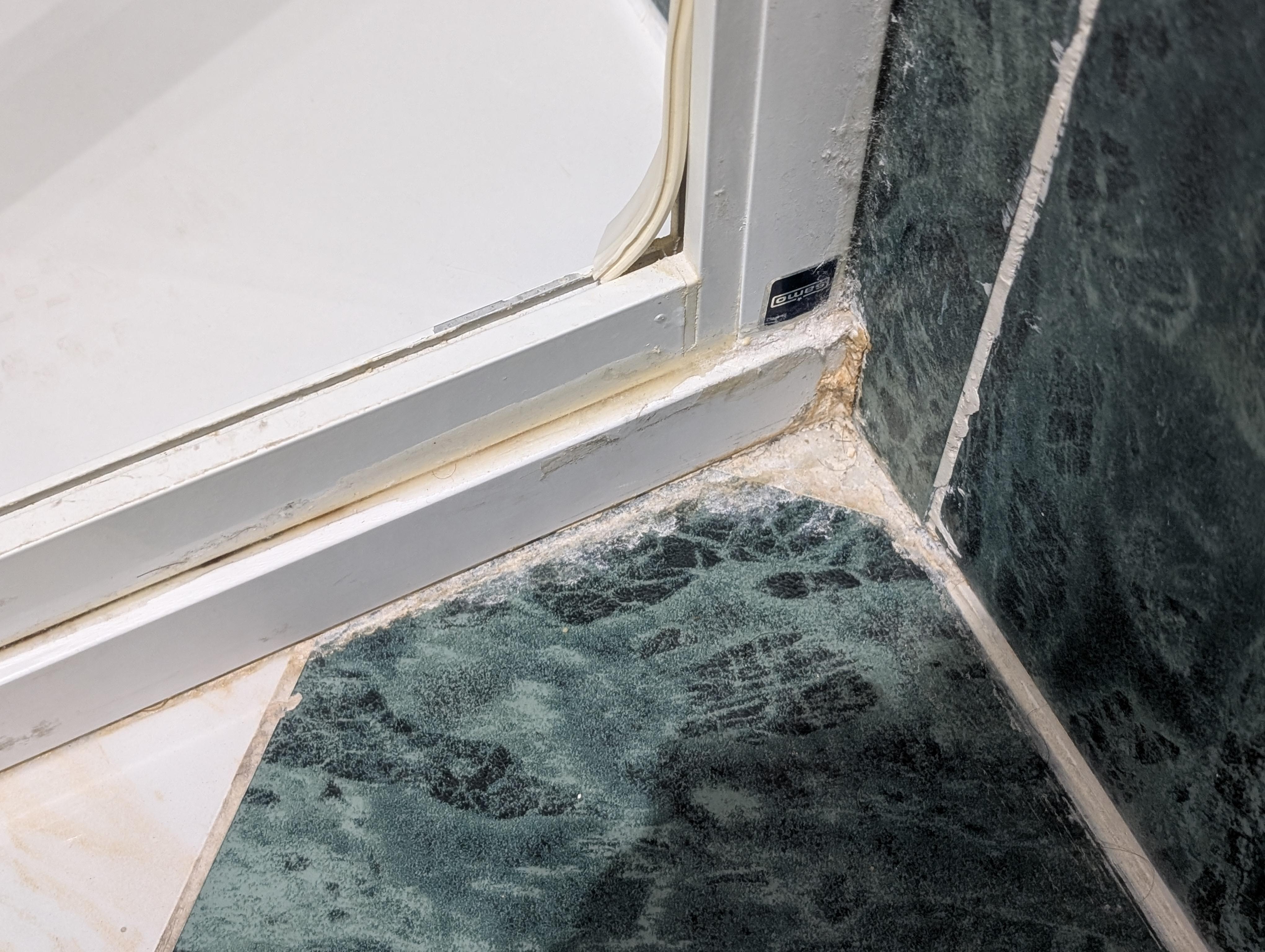 Photo that is typical of the bathroom shower area.