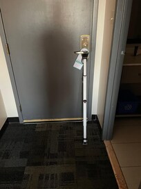 Bring your own security, they can let anyone in your room!