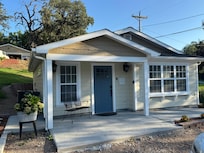Front of cottage