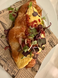 One of the many delicious breakfast selections