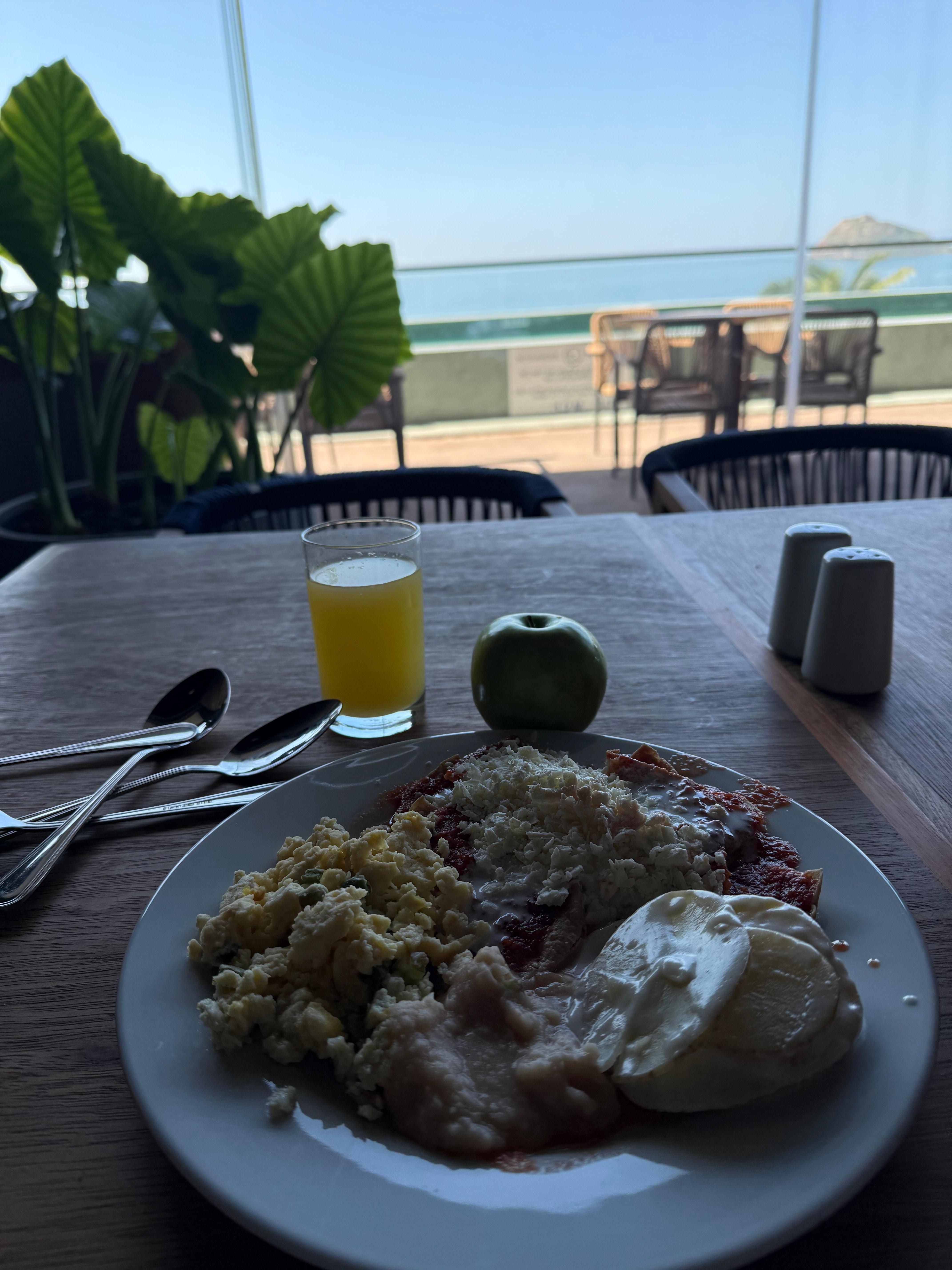 Vista desde el restaurante 