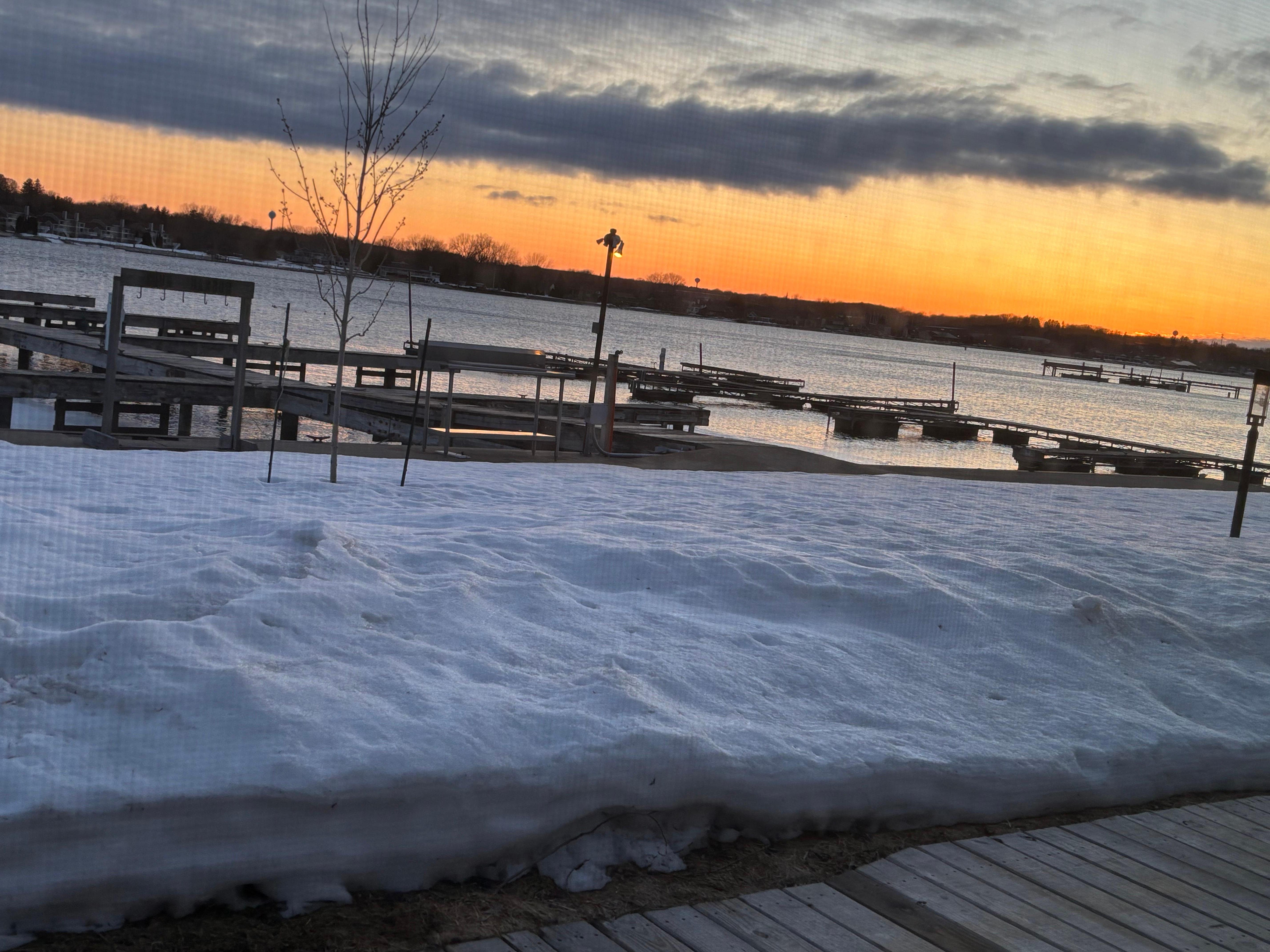 View from our window. 