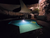 Pool area.