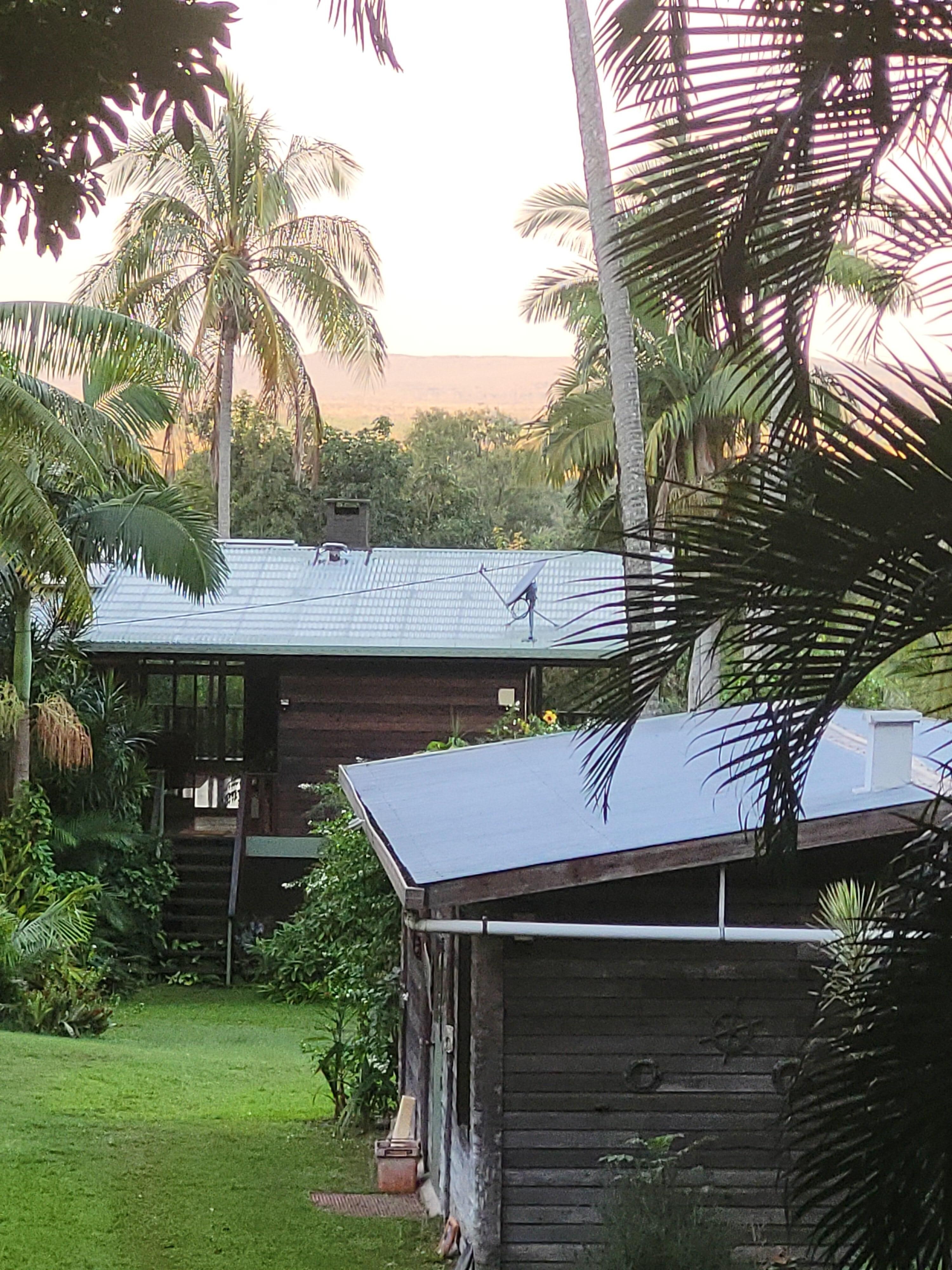 Sunset on the eco deck