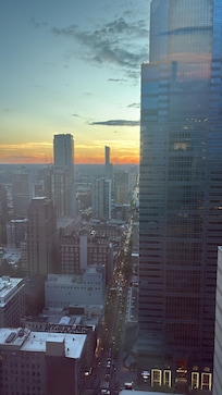 View from hotel hallway