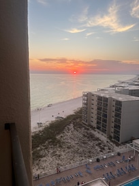 We also had a nice view of the pool and property