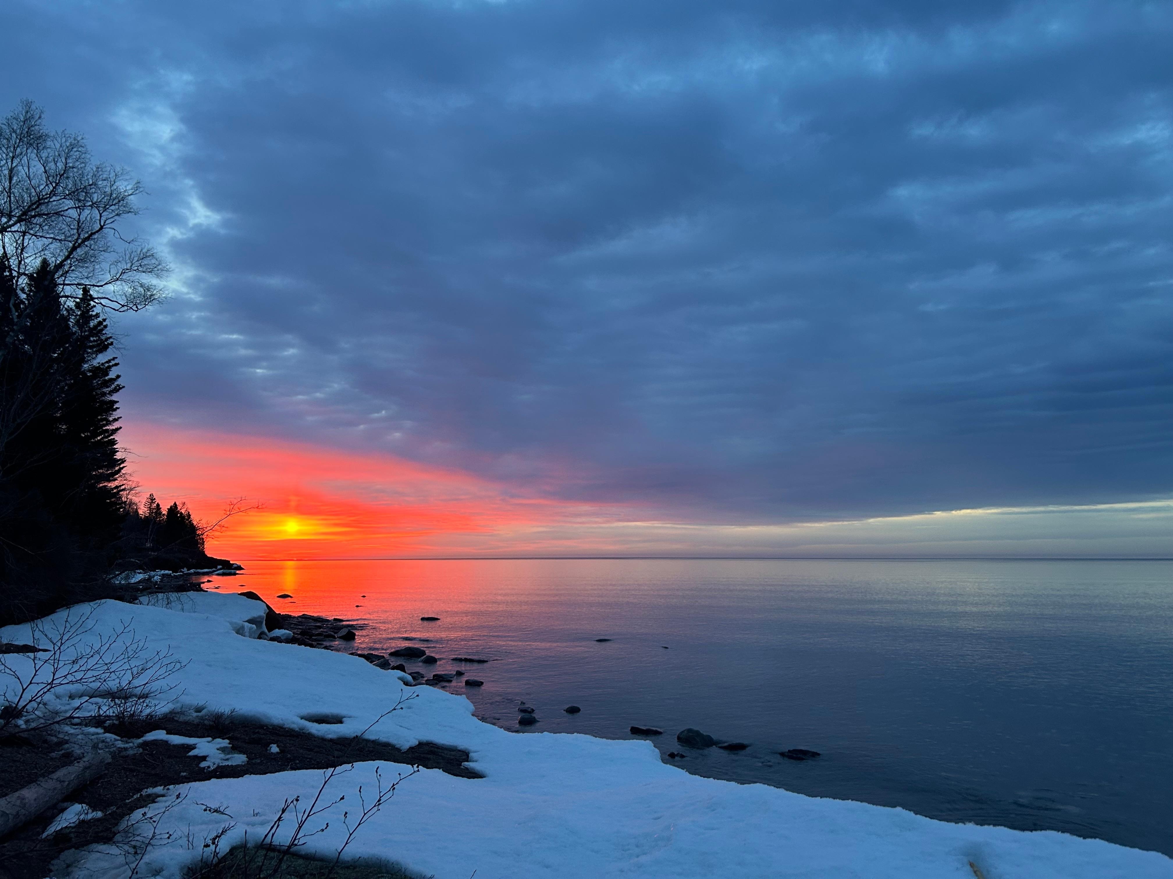 The best sunrise - front row seats. 