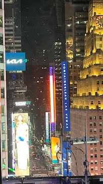 This is the view from my hotel room