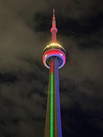 CN Tower view from balcony