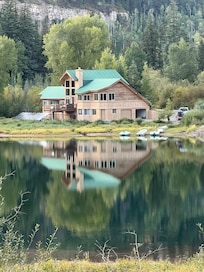 View from the lake.