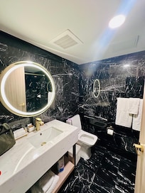 Beautiful clean bathroom