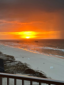 Sunrise from the balcony