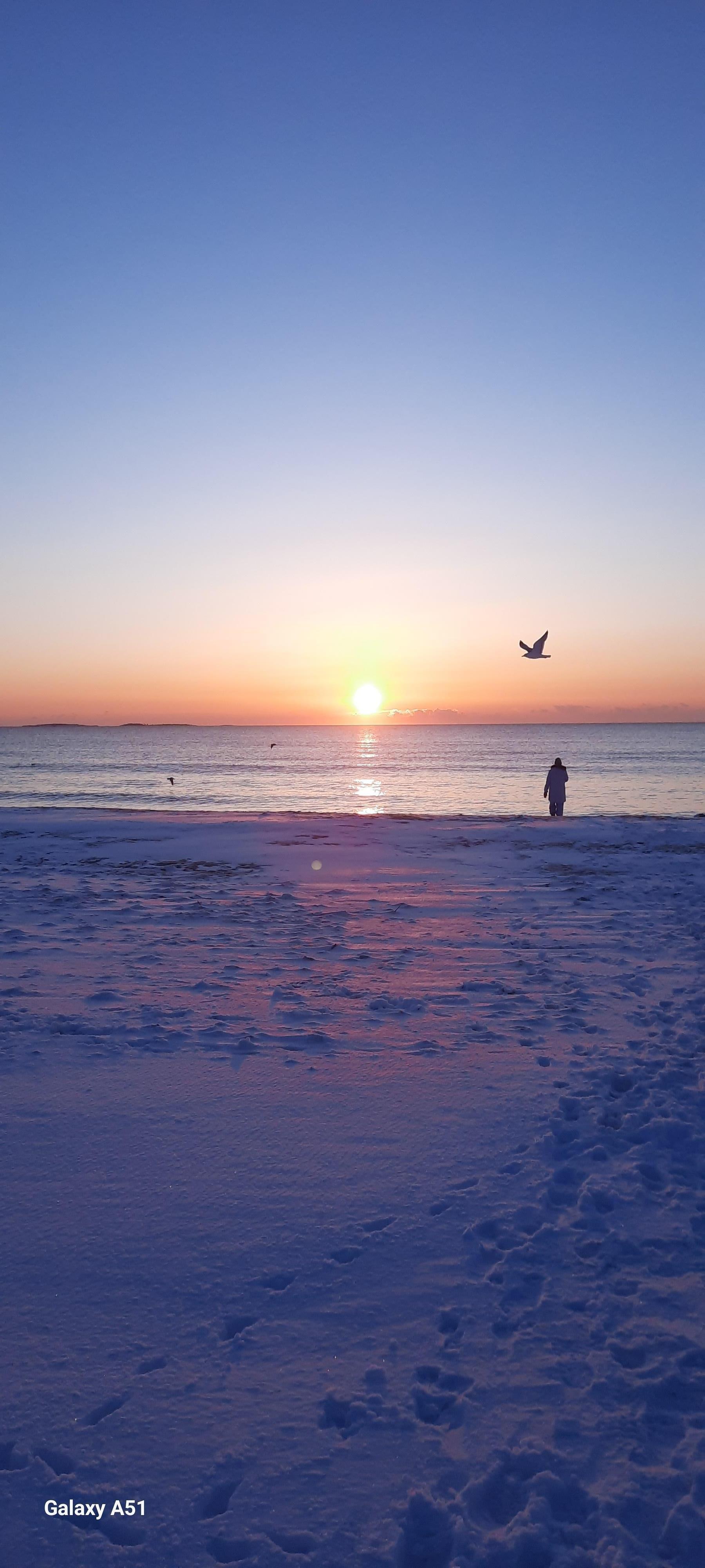Sunrise on the beach