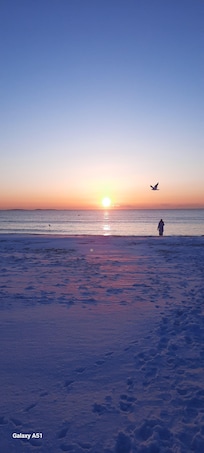 Sunrise on the beach
