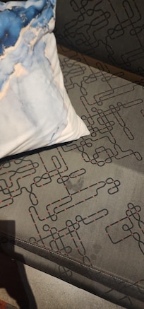 Stains on lobby couches